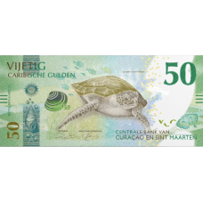 (196) ** PNew (PN3) Curacao & St. Martin - 50 Gulden (2025)